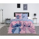 Disney Lilo és Stitch, A csillagkutya Love You dupla, kétszemélyes ágyneműhuzat 240×220cm, 65x65 cm