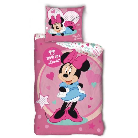 Disney Minnie ágyneműhuzat 140x200cm 63x63cm microfibre (look)