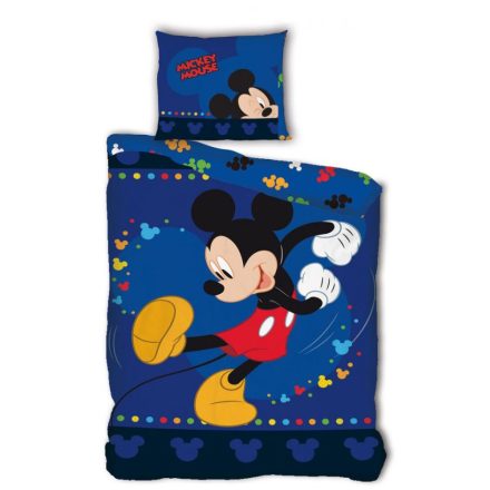 Disney Mickey ágyneműhuzat 140x200cm 63x63cm microfibre (steps)