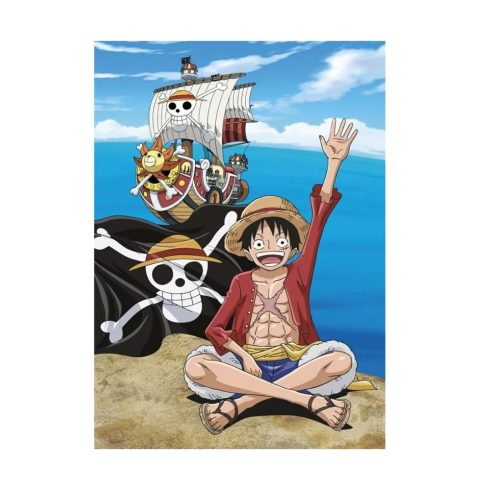 One Piece polár takaró kék 100x140cm