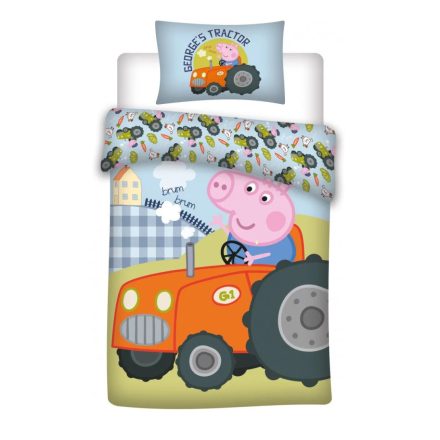 Peppa malac ovis ágyneműhuzat tractor 100x135 cm 40x60 cm