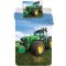 Traktor Green dječja, vrtićka posteljina 100×135 cm, 40×60 cm
