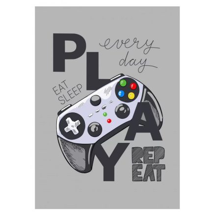 Gamer polár takaró rep eat 100x140cm