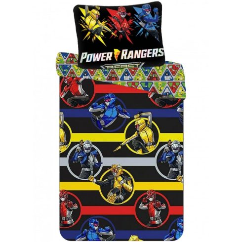 Power Rangers ovis ágyneműhuzat 100x135cm 40x60cm