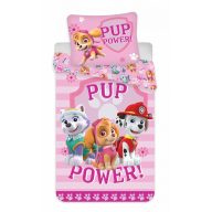   Psići u ophodnji Pup Power Pink posteljina 140×200cm, 70×90 cm mikrofibra