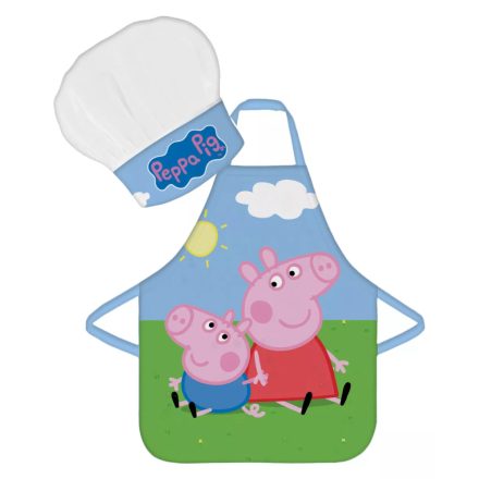 Peppa malac gyerek kötény szett mező