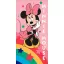 Disney Minnie Rainbow Star kupaonski ručnik, plažni ručnik 70x140 cm