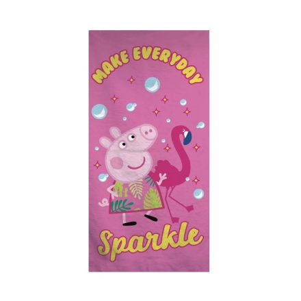 Peppa malac törölköző fürdőlepedő sparkle 70x140cm