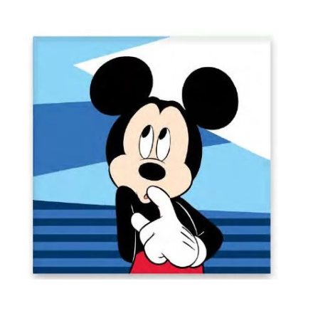 Disney Mickey kéztörlő, kék 30x30 cm