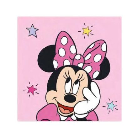 Disney Minnie kéztörlő, rózsaszín 30x30 cm