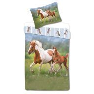 Konjići Little Hooves posteljina set 140×200cm, 70×90 cm