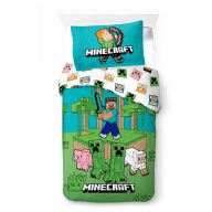 Minecraft Jungle Explore Posteljina 140×200cm, 70×90 cm