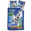 Sonic a sündisznó Turbo gyerek, ovis ágyneműhuzat 100×135cm, 40×60 cm