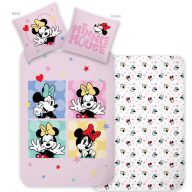   Disney Minnie Love & Laughter posteljina 140×200cm, 70×90 cm