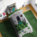 Minecraft Build and Explore posteljina 140×200cm, 70×90 cm
