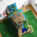 Minecraft Sand Castles navlaka za posteljinu 140×200cm, 70×90 cm