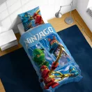 Lego Ninjago Warriors ágyneműhuzat 140×200cm, 70×90 cm