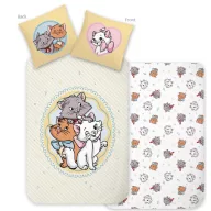   Disney Marie Trio gyerek, ovis ágyneműhuzat 100×140 cm, 40×45 cm