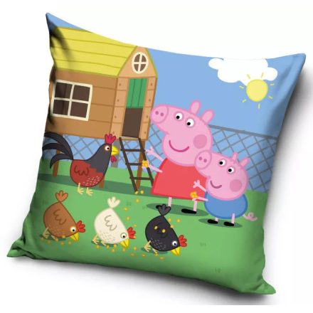 Peppa malac párnahuzat feed 40x40cm (velúr)