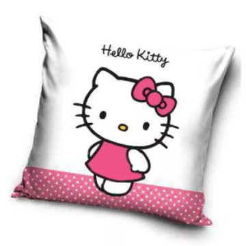 Hello Kitty párnahuzat 40x40cm (velúr)