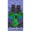 Minecraft Purple Attack fürdőlepedő, strand törölköző 70x140cm