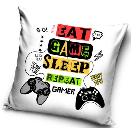 Gamer párnahuzat 40x40 cm sleep