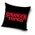 Stranger Things párnahuzat 40x40 cm fekete