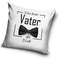 Tata Bow Tie Der beste Vater jastučnica 40x40 cm