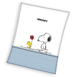 Snoopy Flower polár takaró 130x170cm