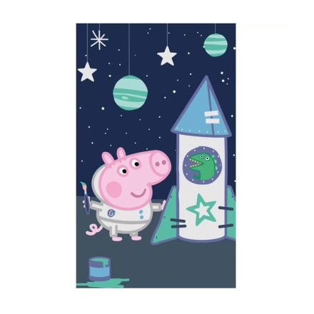 Peppa malac kéztörlő törölköző 30x50 cm (Space)