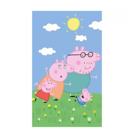 Peppa malac kéztörlő törölköző 30x50 cm (Family)