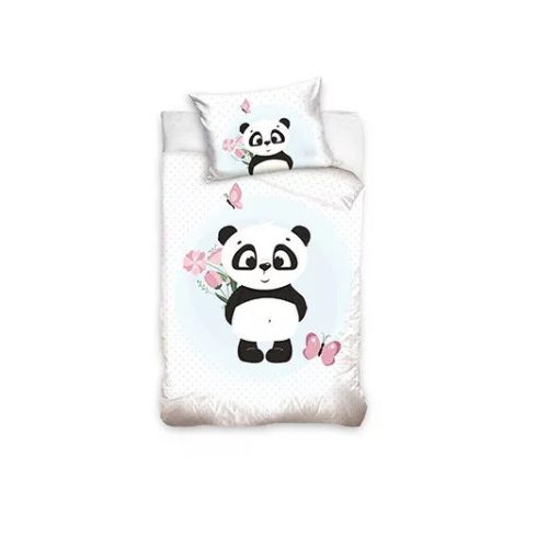 Panda ovis ágyneműhuzat white 100x135cm 40x60cm