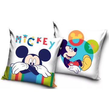 Disney Mickey párnahuzat 40x40 cm fehér