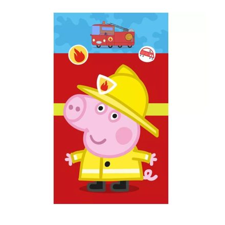 Peppa malac kéztörlő törölköző 30x50 cm (Fireman)