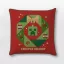 Minecraft Creeper Holiday Karácsonyi párnahuzat 40x40 cm Velúr