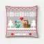 Minecraft Holiday Božićna navlaka za jastuk 40x40 cm Velur