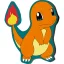 Pokémon Charmander Flame dekorativni jastuk 39x32 cm Velur