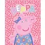 Peppa malac Dots flanel polár takaró 130x160cm
