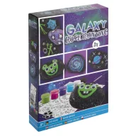 Színes Galaxy kavicsfestő készlet matricával