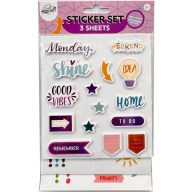 Šareno To Do set naljepnica 3 lista