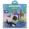 Állatos Colorful origami papír 18 db-os