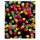 Pöttyös Neon ajándéktasak, ajándékzacskó 18x10x23 cm