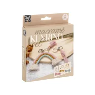   Makramé Rainbow kulcstartó készítő kreatív szett 2 db-os