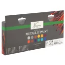 Színes Nassau Metallic akrilfesték szett 12 db-os
