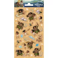 Disney Vaiana Ready csillámos matrica