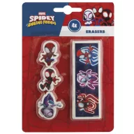 Pókember Spidey Friends forma radír szett 4 db-os