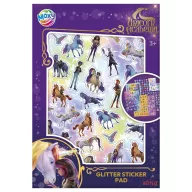 Unikornis Akadémia Magic csillámos matricás album 8 ív