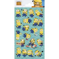 Minyonok Crazy csillámos matrica