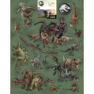 Jurassic World Attack matrica