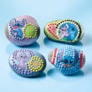Disney Lilo és Stitch, A csillagkutya Angel kavics díszítő készlet matricával